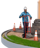 Man Mowing Lawn Header Image