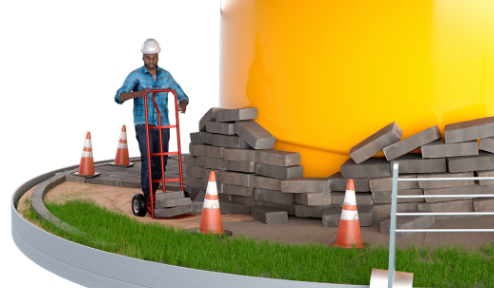 Man Mowing Lawn Header Image